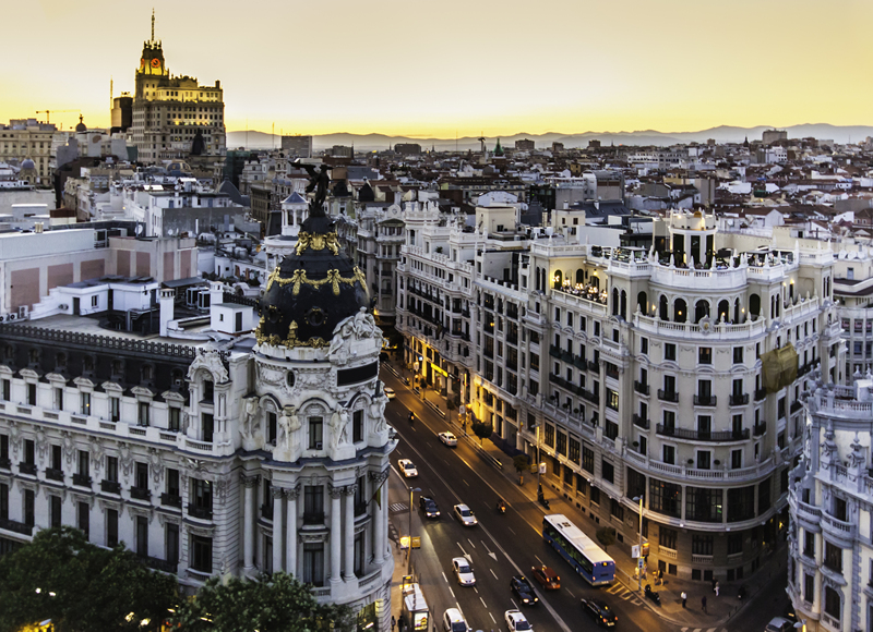 España, Italia, Francia y Londres